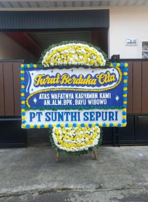 Papan Bunga Duka di Bojong Renged
